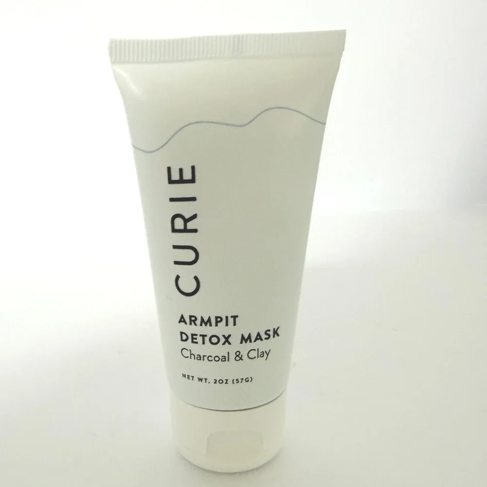 Curie Armpit Detox Mask Charcoal & Clay Purifying Treatment 2oz 57g Tube